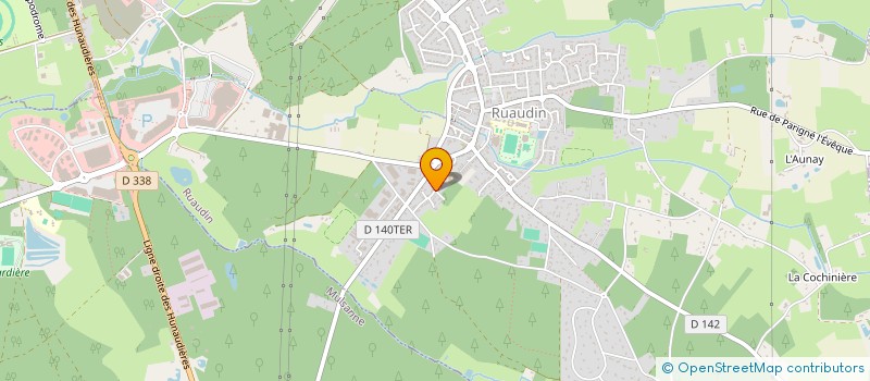 localisation de l'entreprise 72 INTERIM à RUAUDIN