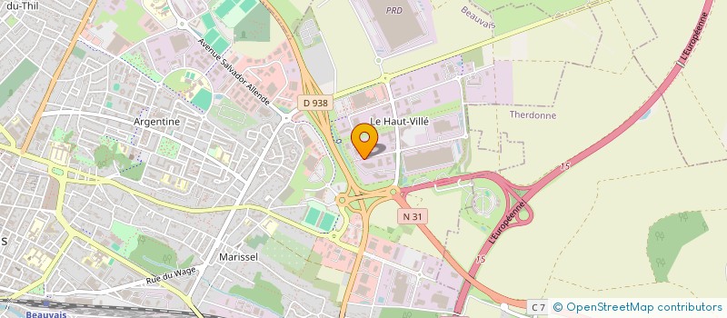 localisation de l'entreprise 72 INVEST  BEAUVAIS