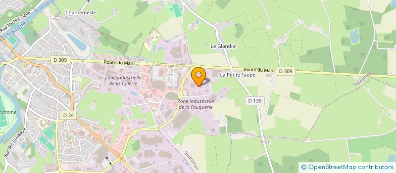 localisation de l'entreprise 72 THERMIC à SOLESMES