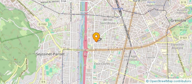 localisation de l'entreprise 720 DIGITAL à GRENOBLE