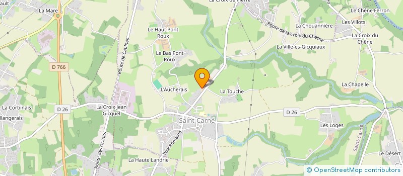 localisation de l'entreprise 7200 PRODUCTIONS  SAINT-CARNE