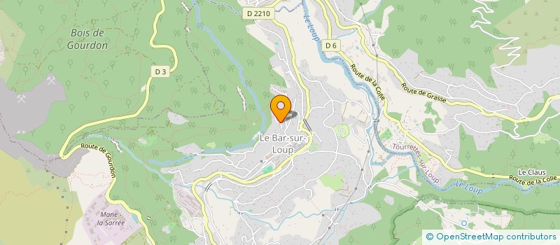 localisation de l'entreprise 72DPI à LE BAR-SUR-LOUP