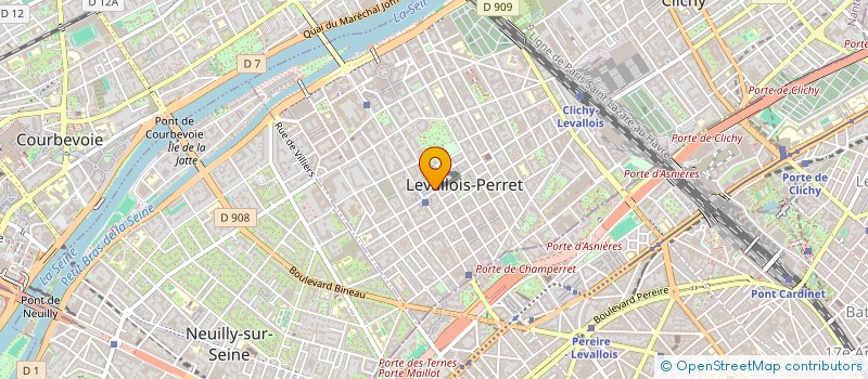 localisation de l'entreprise 73 CARNOT à LEVALLOIS-PERRET