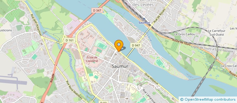 localisation de l'entreprise 73 RUE BOILEAU  SAUMUR