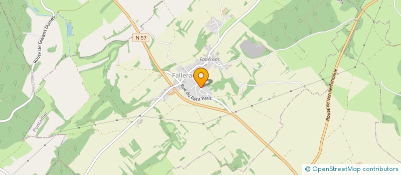 localisation de l'entreprise 737 TEAMSPORT  FALLERANS