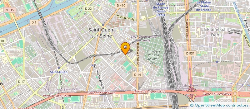localisation de l'entreprise 74 BAUER à SAINT-OUEN-SUR-SEINE