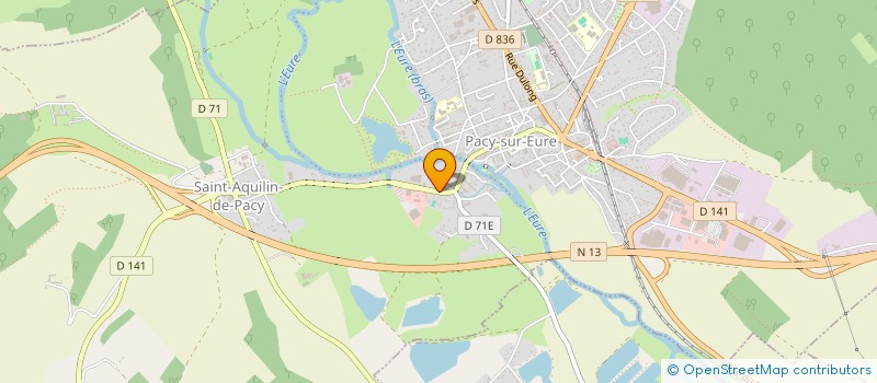 localisation de l'entreprise 744-B  PACY-SUR-EURE