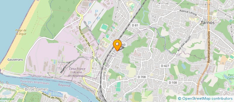 localisation de l'entreprise 749 820 478   TARNOS