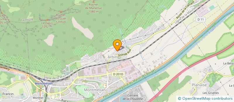 localisation de l'entreprise 749 829 461 à ARBIN
