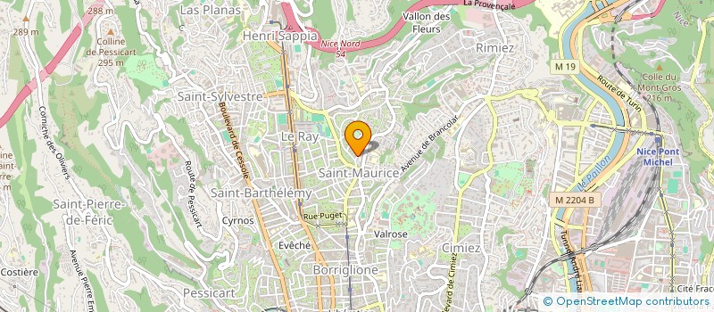 localisation de l'entreprise 749 832 911 à NICE