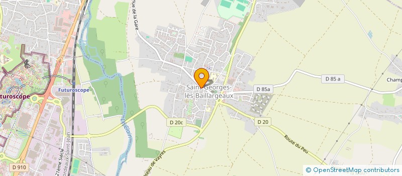 localisation de l'entreprise 749 862 280 à SAINT-GEORGES-LES-BAILLARGEAUX