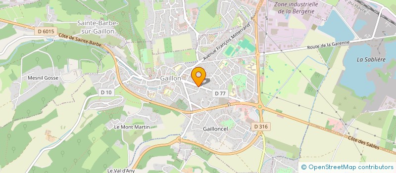 localisation de l'entreprise 749 997 466   GAILLON