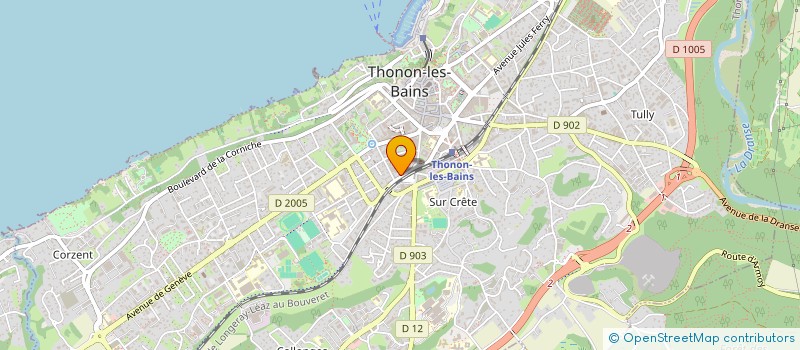 localisation de l'entreprise 74BRIQUES à THONON-LES-BAINS