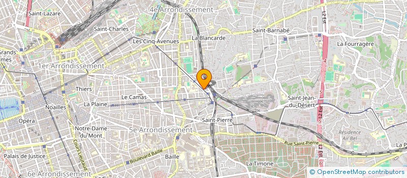 localisation de l'entreprise 75 AV MARECHAL FOCH MLLE à MARSEILLE 4EME