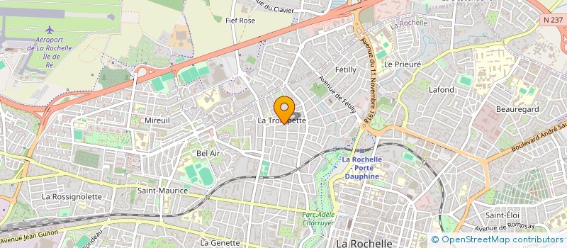 localisation de l'entreprise 75 EBELMEN  LA ROCHELLE