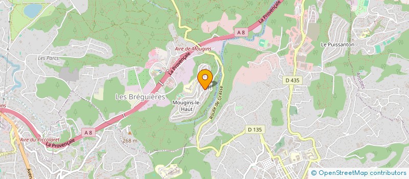 localisation de l'entreprise 750 003 329 à MOUGINS