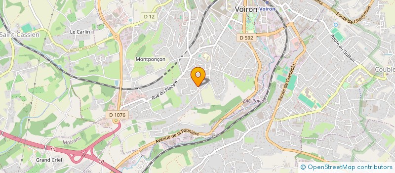 localisation de l'entreprise 750 008 120   VOIRON