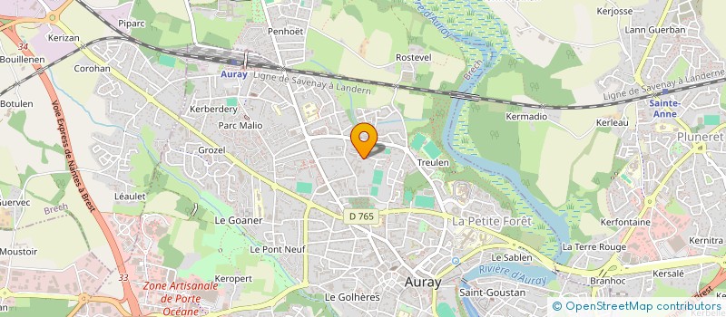 localisation de l'entreprise 750 009 755  à VANNES