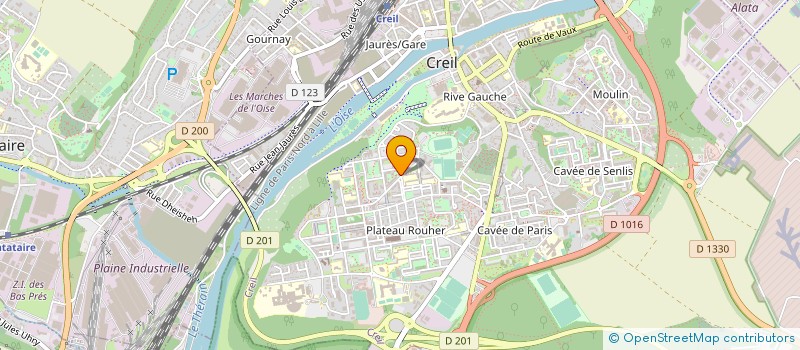 localisation de l'entreprise 750 018 582   CREIL