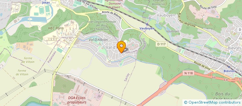 localisation de l'entreprise 750 023 053   SACLAY