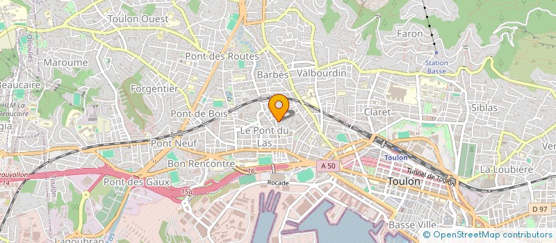 localisation de l'entreprise 750 052 599   TOULON