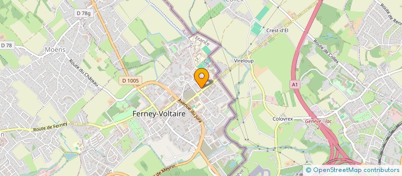 localisation de l'entreprise 750 066 292 à FERNEY-VOLTAIRE