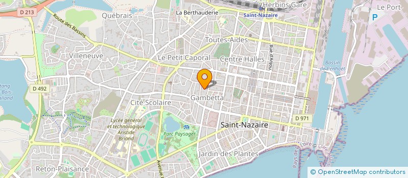 localisation de l'entreprise 750 068 355 à SAINT-NAZAIRE