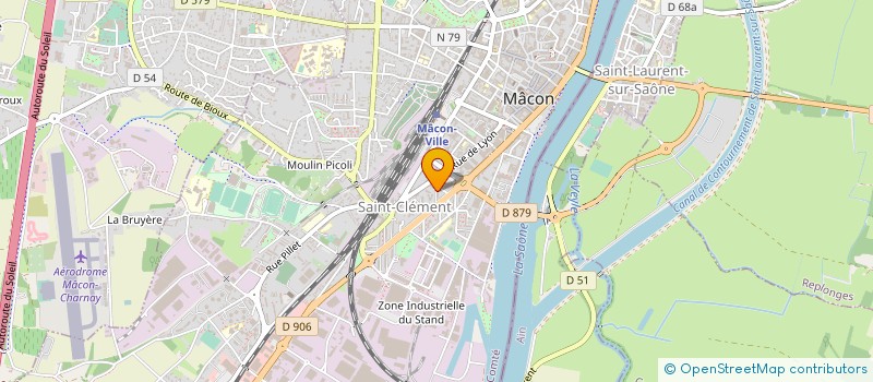 localisation de l'entreprise 750 080 616   MACON