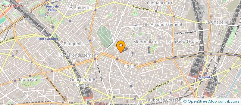 localisation de l'entreprise 750 087 264 à SAINT-OUEN-SUR-SEINE