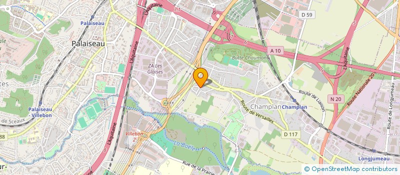 localisation de l'entreprise 750 109 332   CHAMPLAN