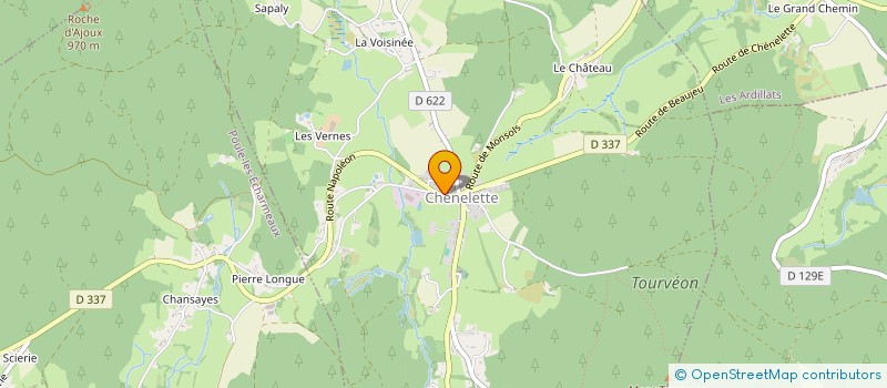 localisation de l'entreprise 750 159 592   CHENELETTE