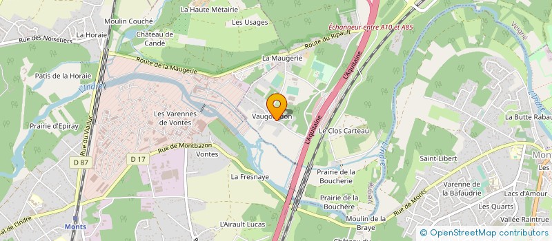 localisation de l'entreprise 750 160 871   VEIGNE