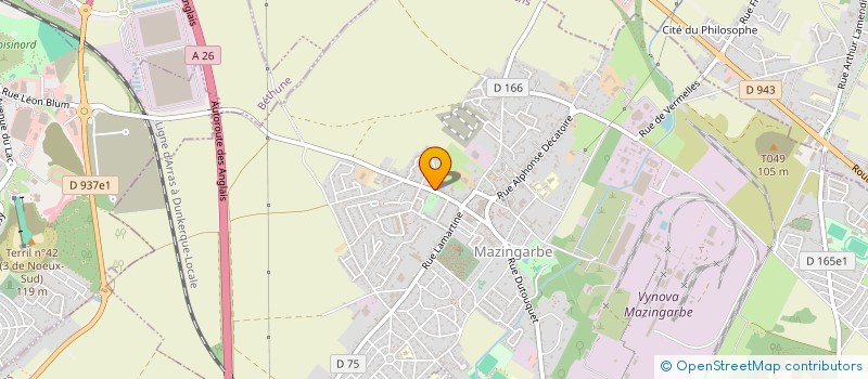 localisation de l'entreprise 750 163 388   MAZINGARBE