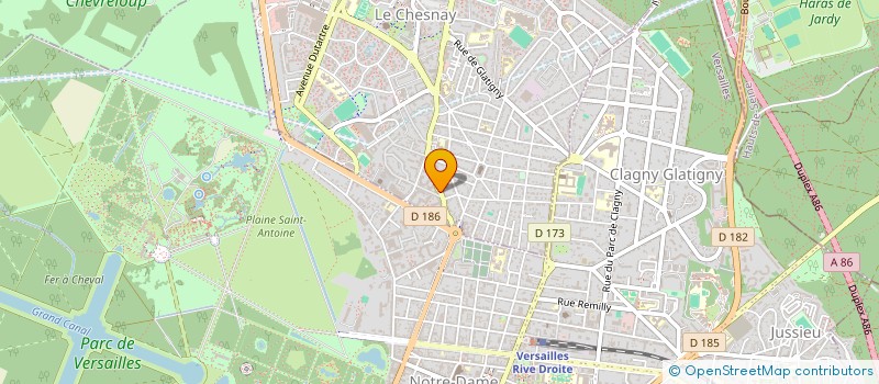 localisation de l'entreprise 750 174 153   VERSAILLES