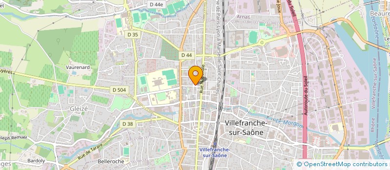 localisation de l'entreprise 750 202 327   VILLEFRANCHE-SUR-SAONE