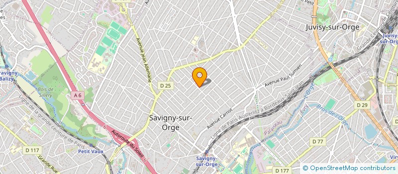localisation de l'entreprise 750 216 426 à SAVIGNY SUR ORGE