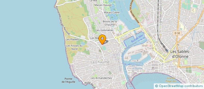 localisation de l'entreprise 750 223 166 à LES SABLES-D'OLONNE