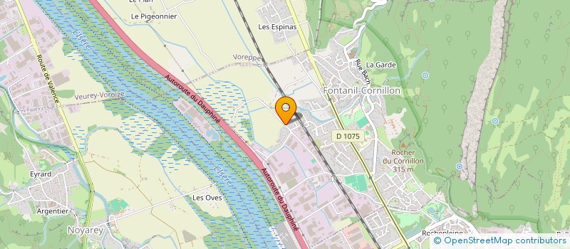 localisation de l'entreprise 750 278 921   FONTANIL-CORNILLON