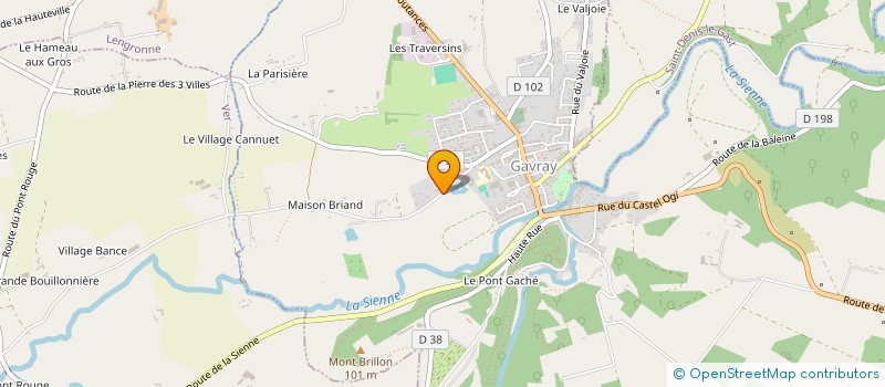 localisation de l'entreprise 750 311 532   GAVRAY-SUR-SIENNE