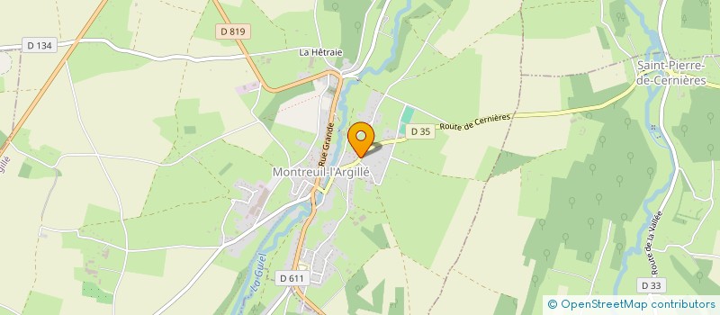 localisation de l'entreprise 750 333 338   MONTREUIL-L'ARGILLE