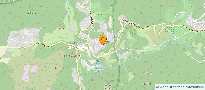 localisation de l'entreprise 750 354 326   SILLANS-LA-CASCADE