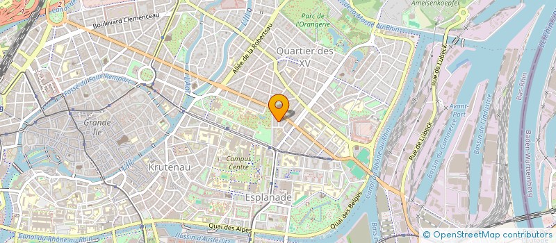 localisation de l'entreprise 750 372 625 à STRASBOURG