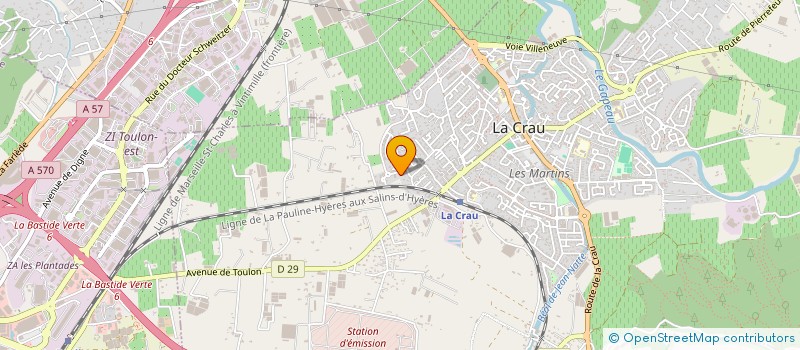 localisation de l'entreprise 750 399 156   LA CRAU