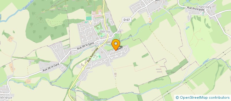 localisation de l'entreprise 750 438 061   VERNY