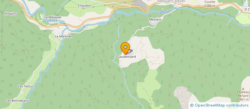 localisation de l'entreprise 750 441 941   MEOLANS REVEL