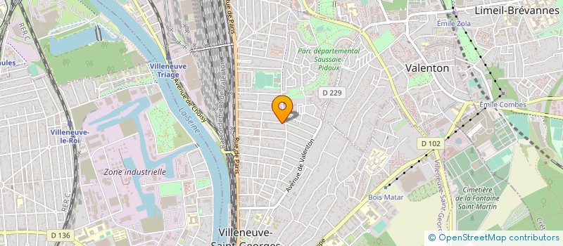 localisation de l'entreprise 750 444 416   VILLENEUVE-SAINT-GEORGES