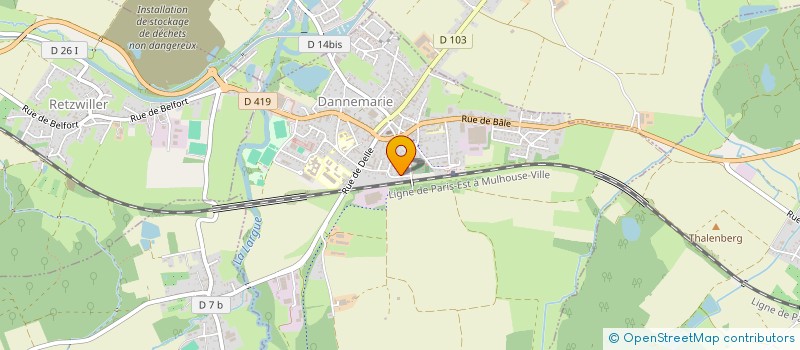 localisation de l'entreprise 750 467 433 à DANNEMARIE