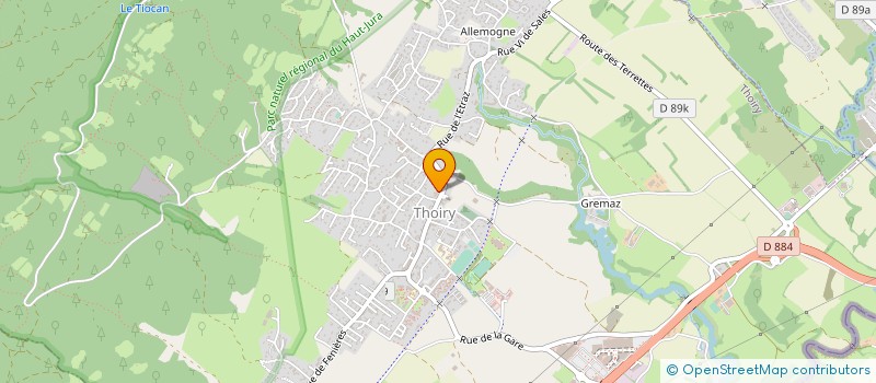 localisation de l'entreprise 750 476 913   CORVEISSIAT