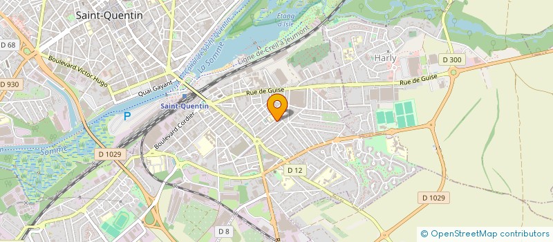 localisation de l'entreprise 750 525 412 à SAINT-QUENTIN