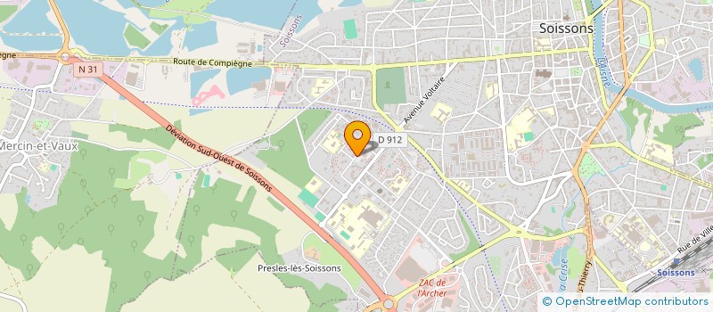 localisation de l'entreprise 750 533 085 à SOISSONS